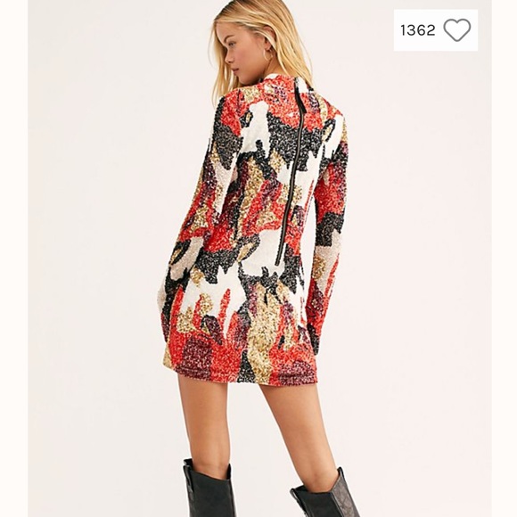 People Life Of The Party Mini Dress Xs 